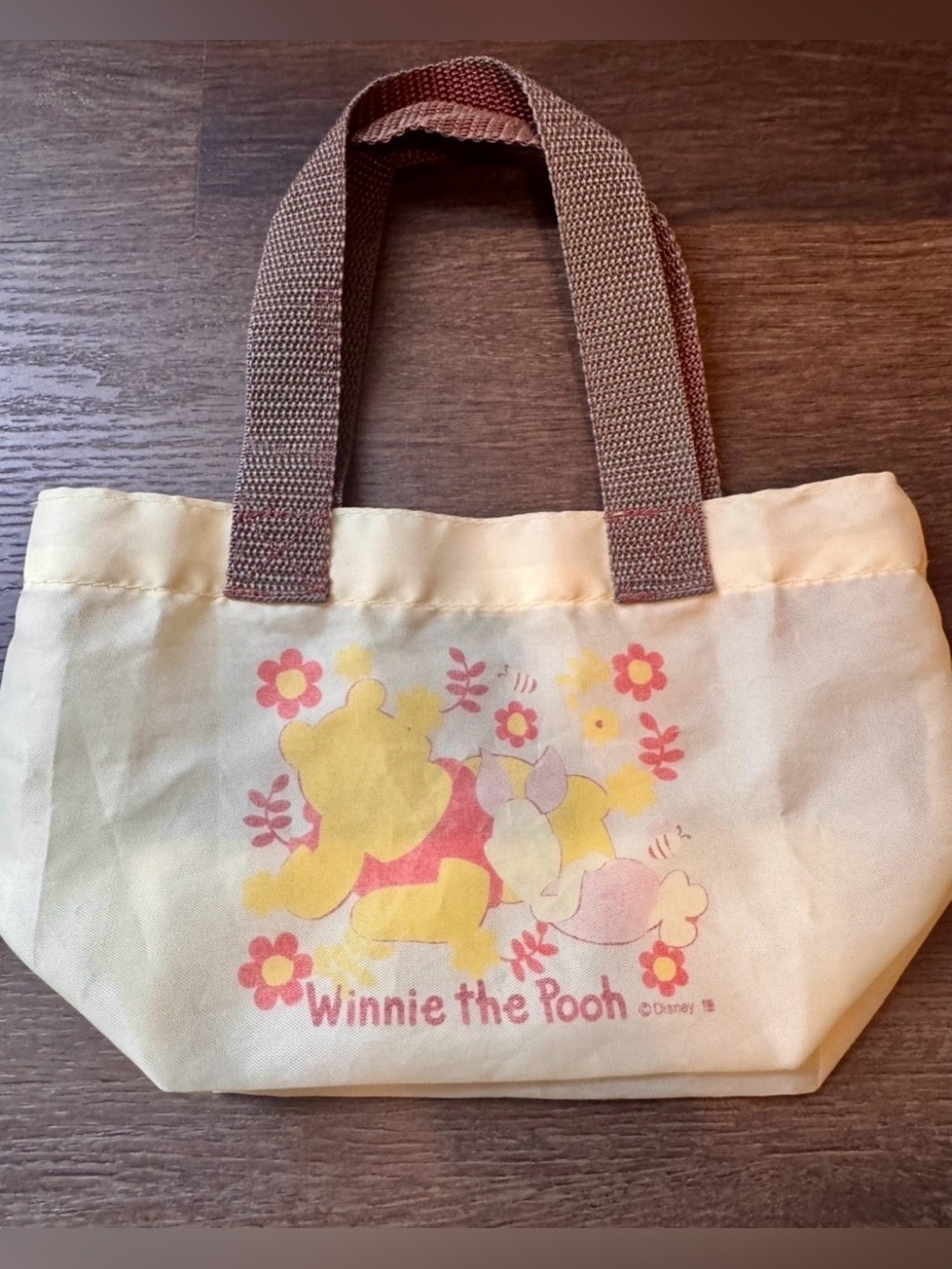 Disney Winnie the Pooh Mini Tote - Yellow, Pink & Brown